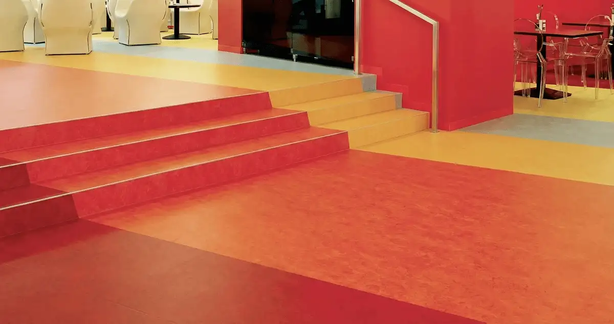 Snack bar with beautiful professionally installed linoleum flooring in Houston, TX